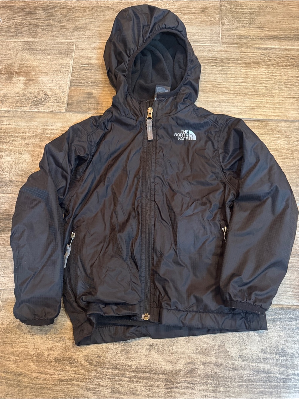 The North Face Kids Black Hooded Jacket